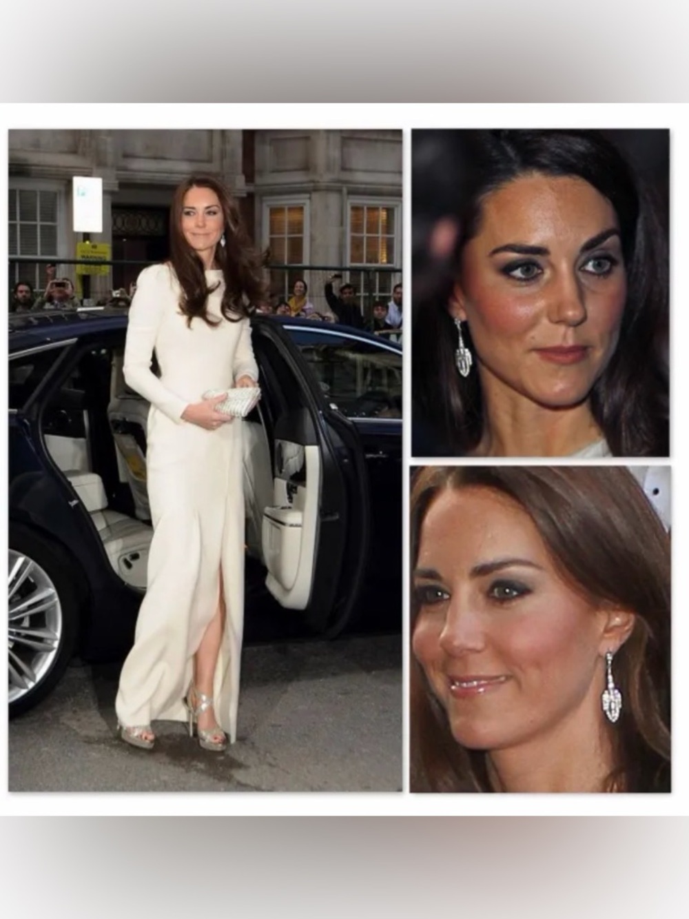 Beaut Eva Earrings aso Kate Middleton